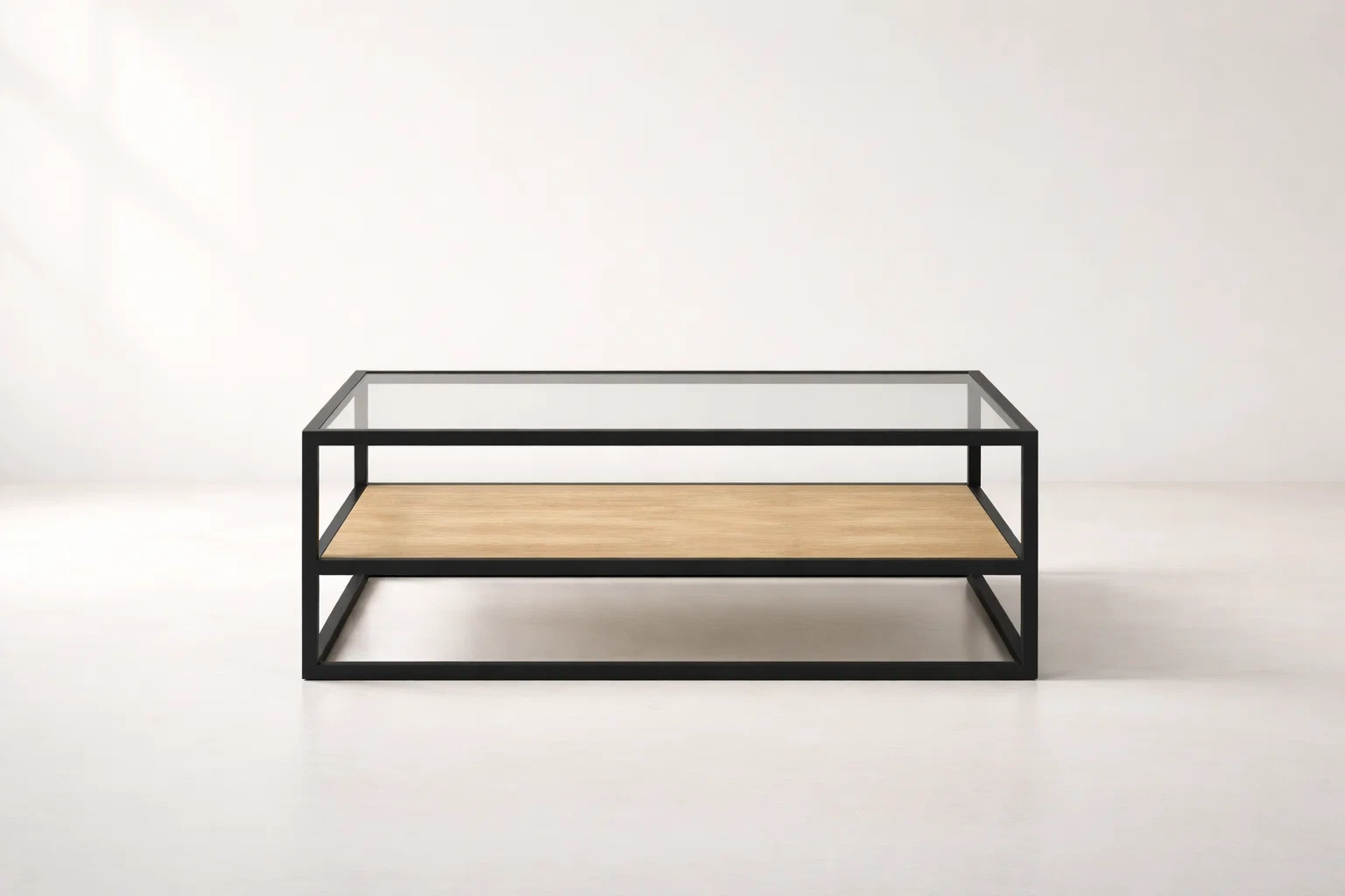 Modern Metal Frame Coffee Table