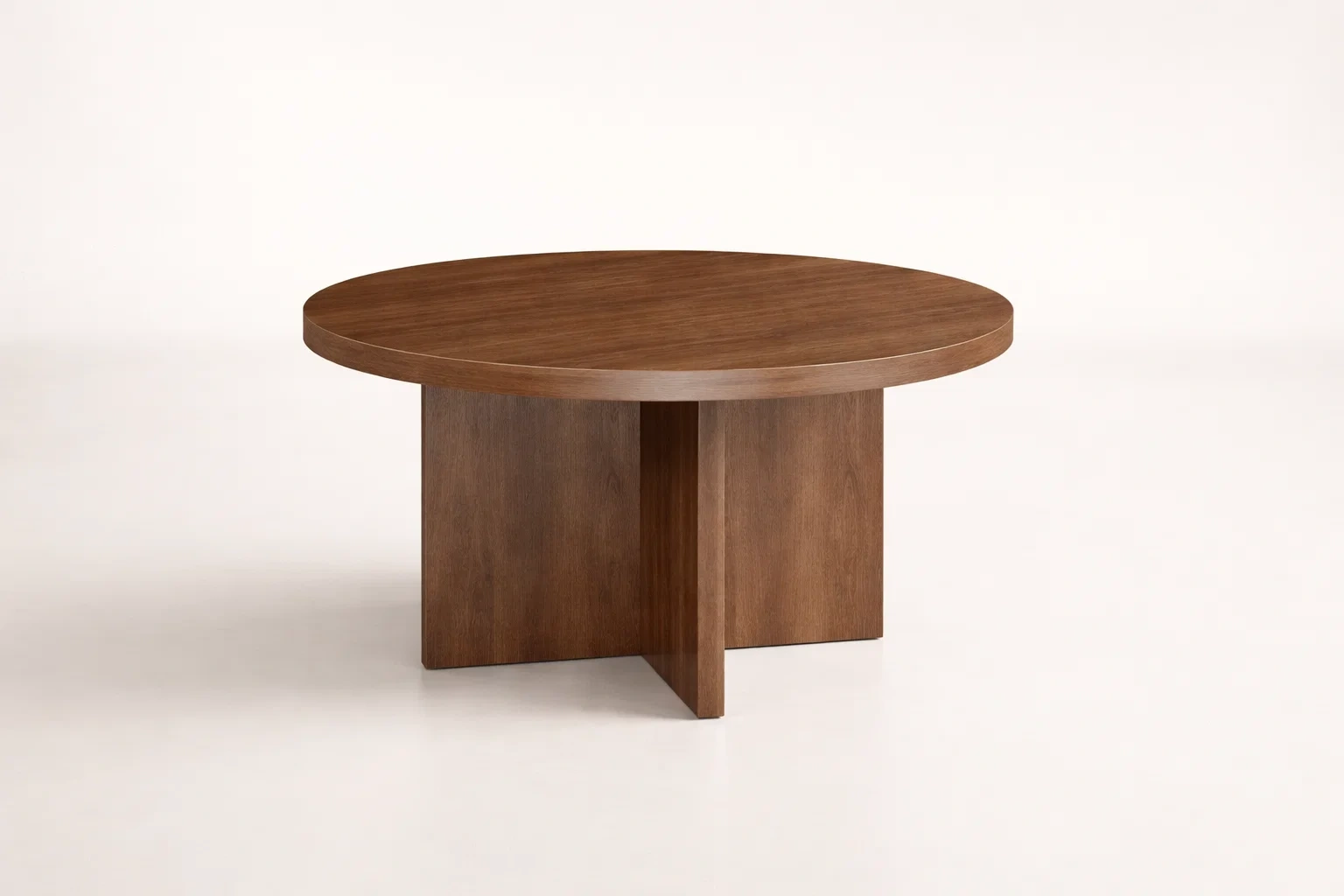 Round Wooden Coffee Table