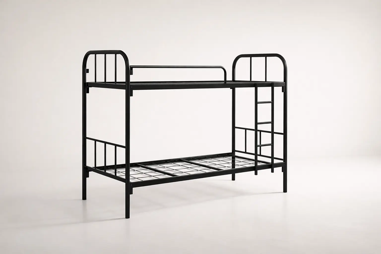 Heavy Duty Metal Bunk Bed with Ladder