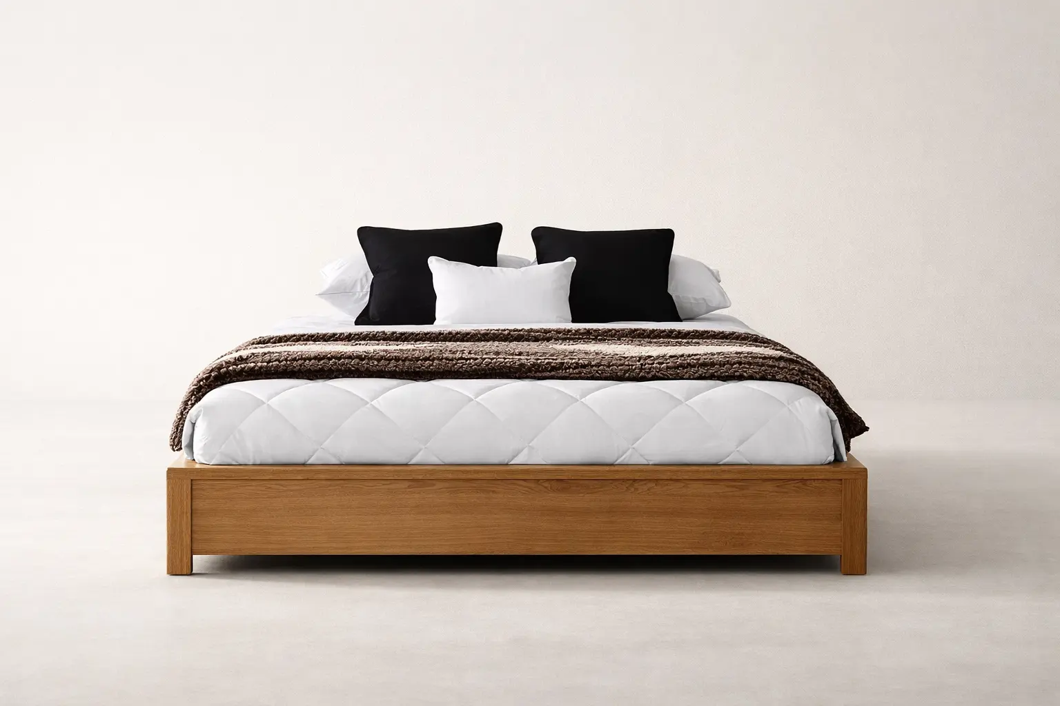 Modern Wooden Platform Bed