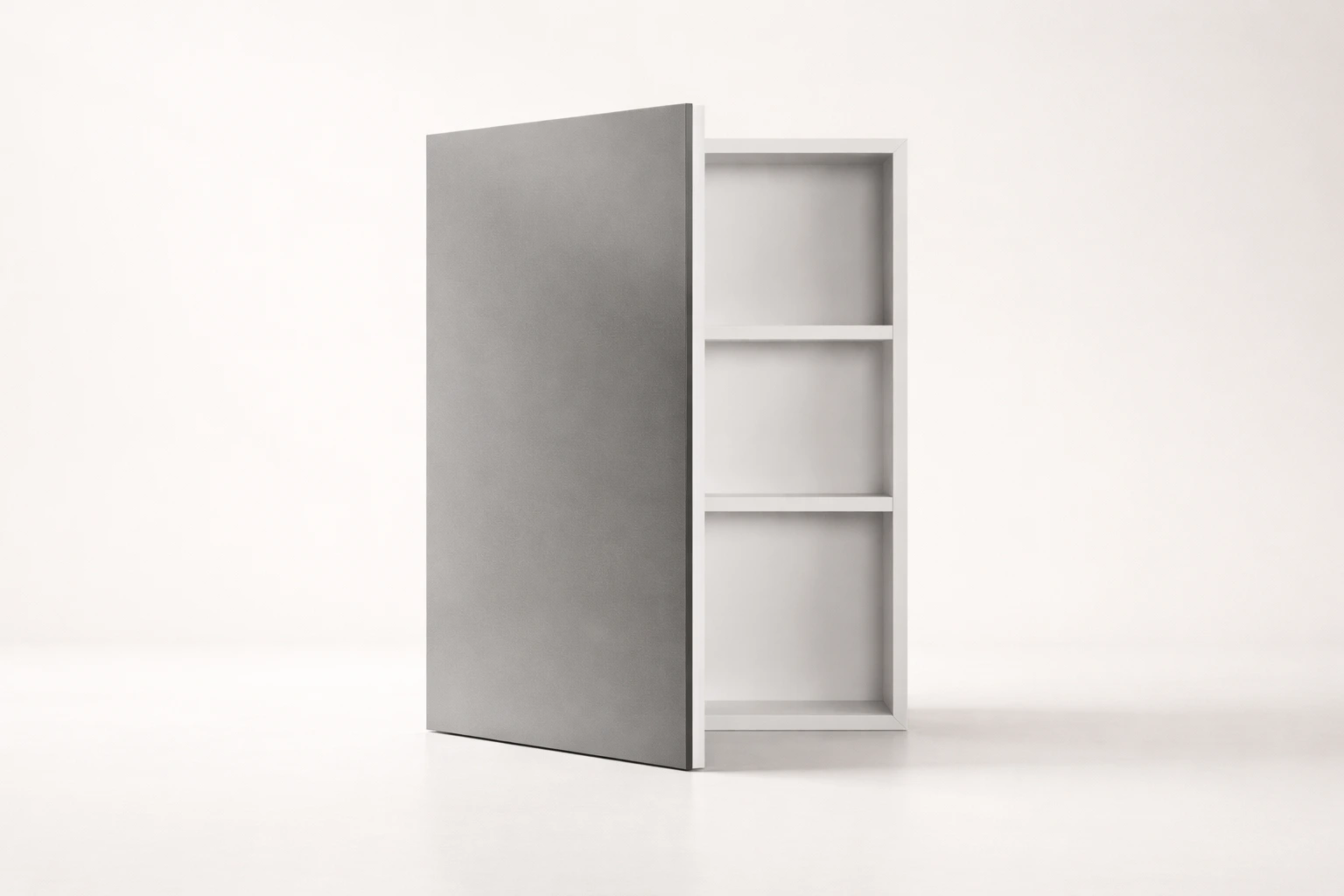 Steel Storage Cabinet with Single Door and Shelves