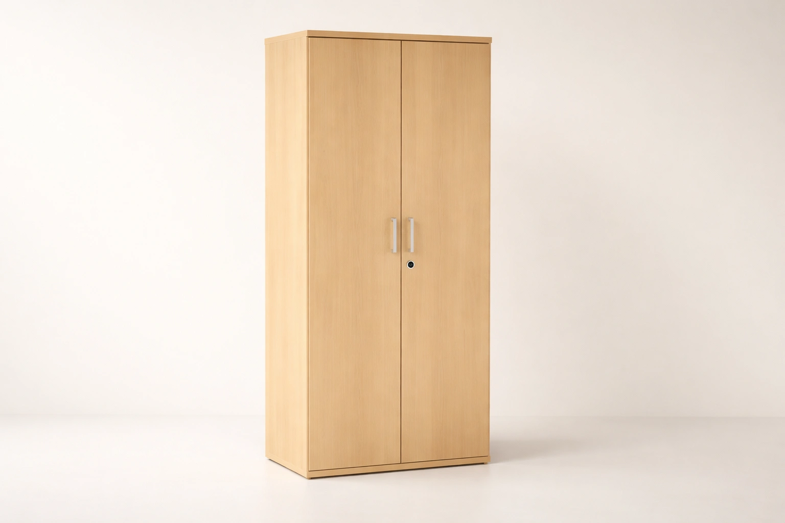 Full Height Office Cabinet – Light Wood