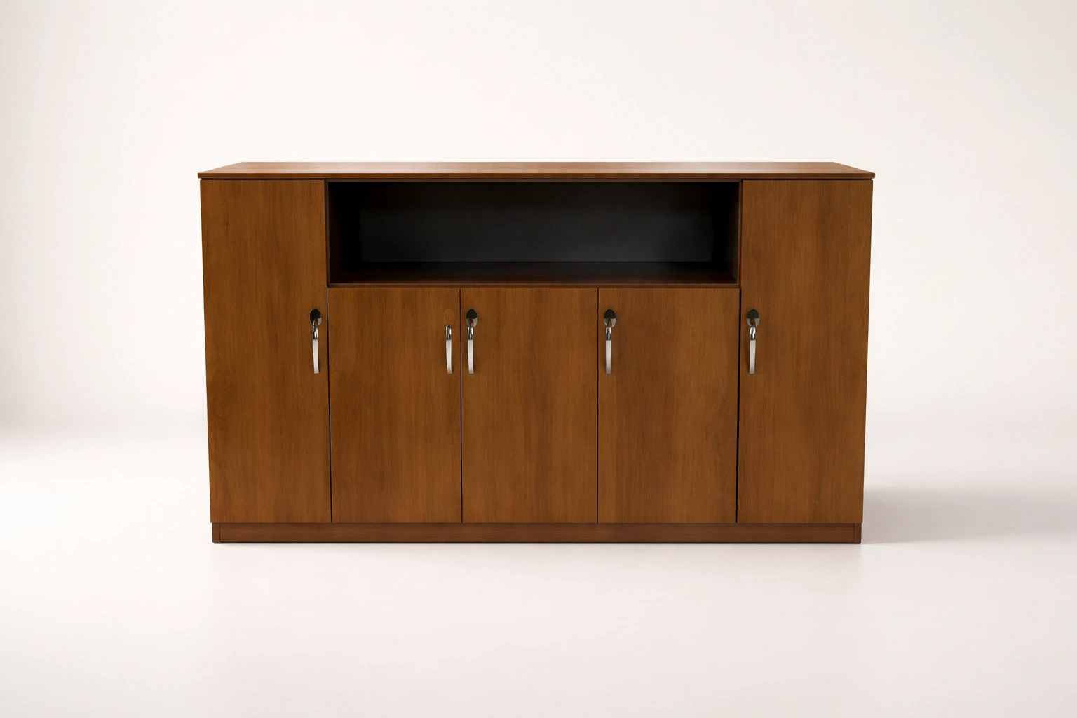 Executive Storage Unit with Open Shelf