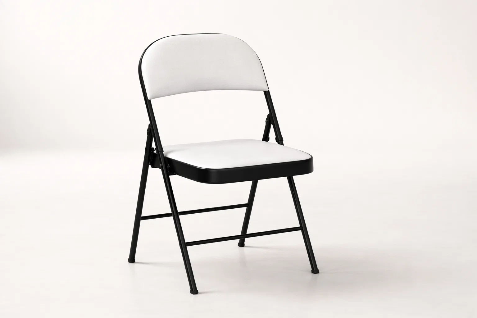 Folding Dining Chair Cushioned Metal Frame