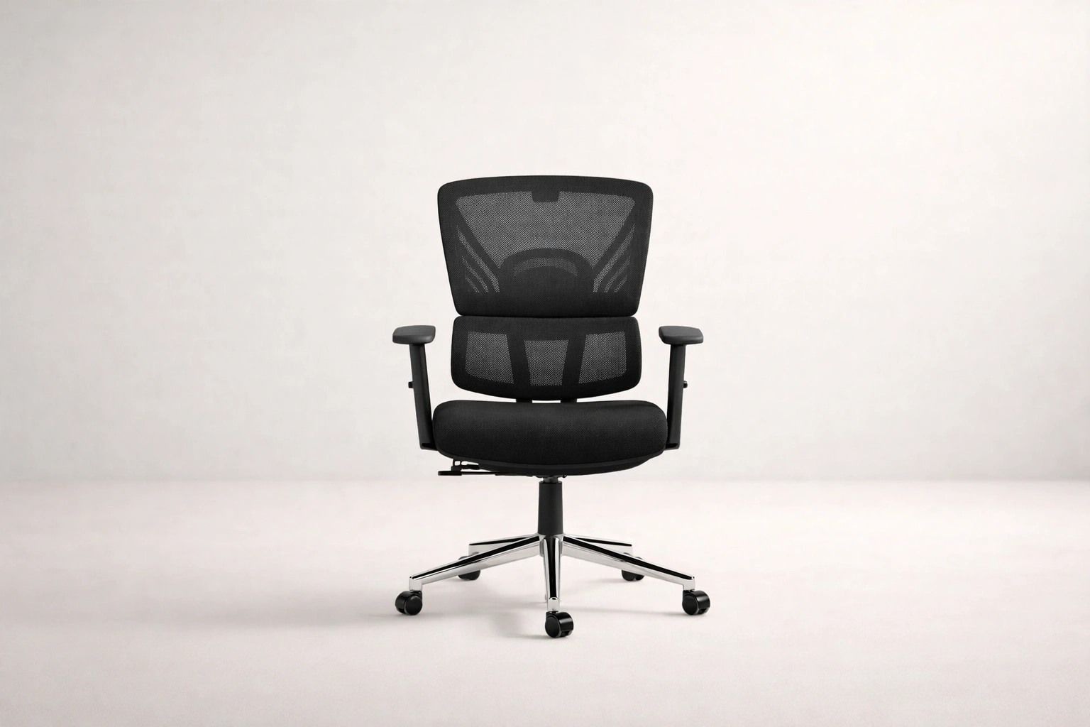 Low Back Mesh Chair Split Back Design