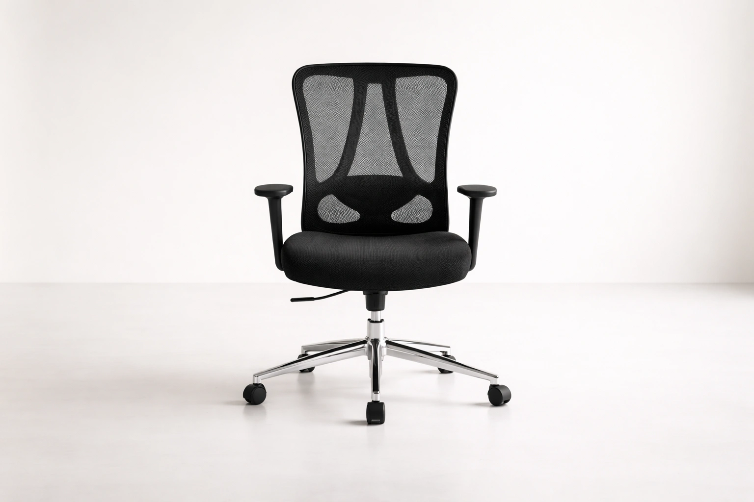 Low Back Mesh Chair with Lumbar Design