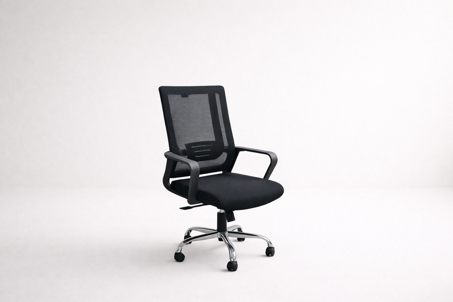 Low Back Mesh Chair with Loop Arm