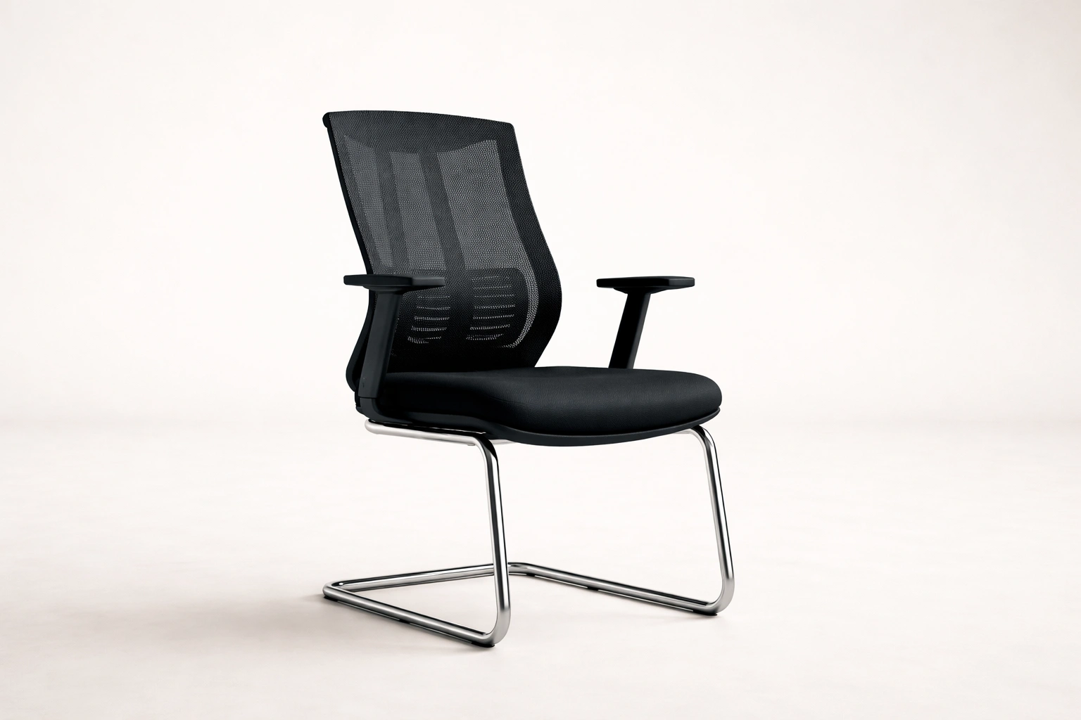 Visitor Mesh Cantilever Chair Slim Back