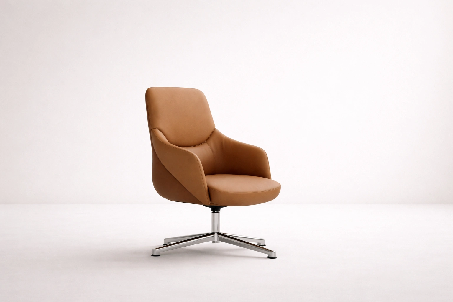 Executive Lounge Visitor Chair Curved Comfort