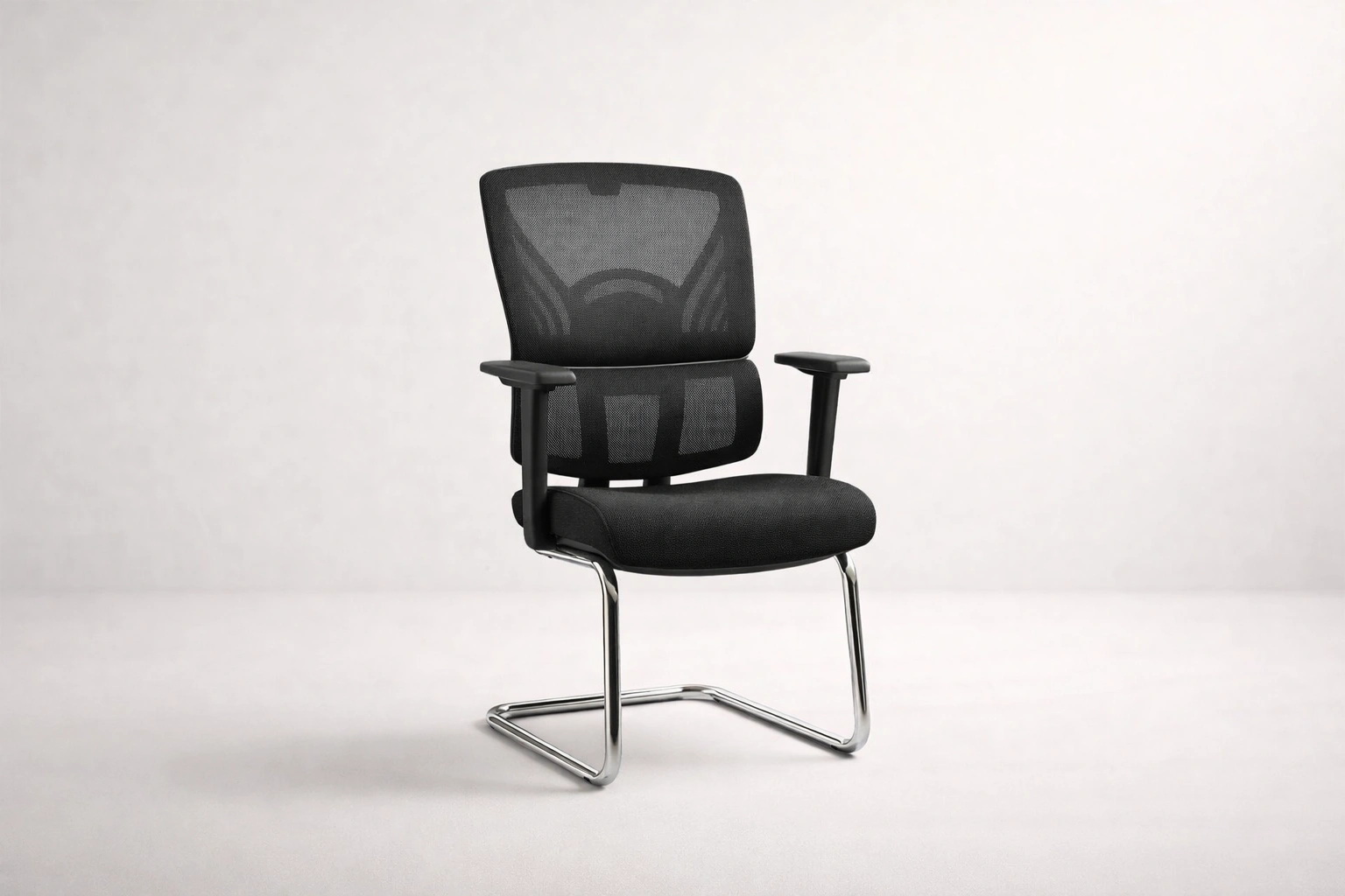 Visitor Fabric Cantilever Chair