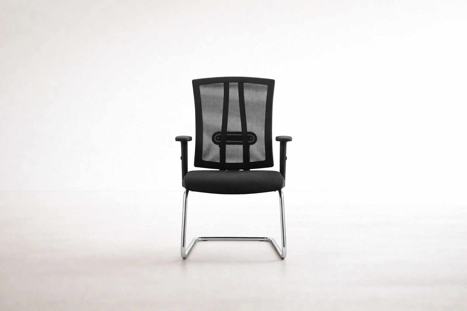 Visitor Mesh Cantilever Chair Adjustable Lumbar