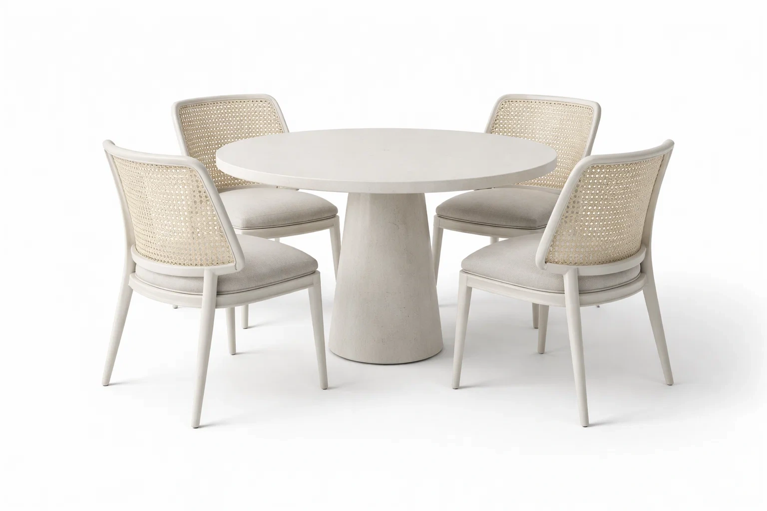 Luxury Round 4 Seater Dining Set