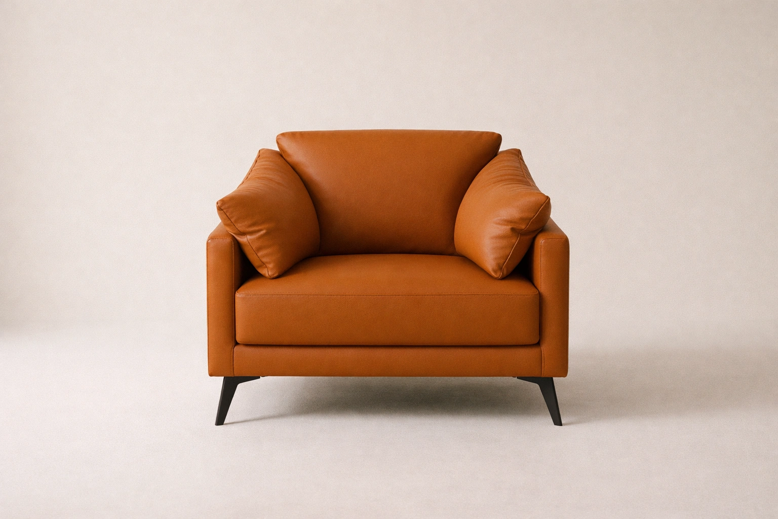 Modern Fabric Single Seater Sofa