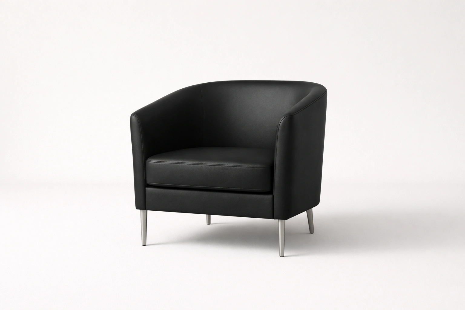 Modern Curved Single Seater Sofa