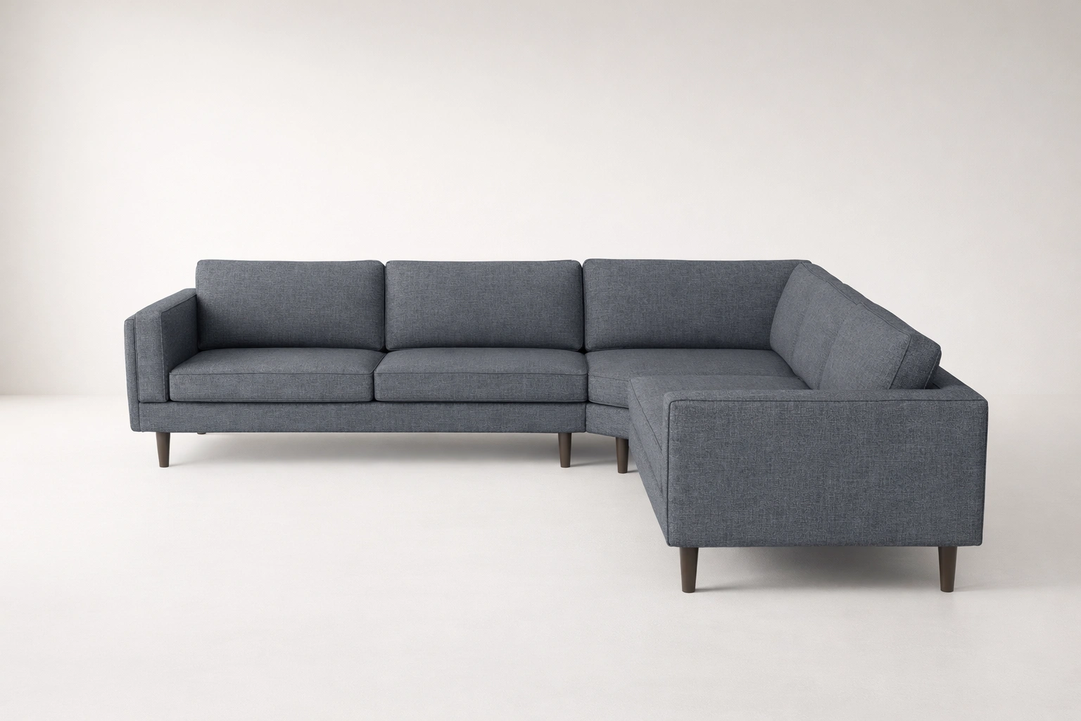 Grey L-Shape Sectional Sofa
